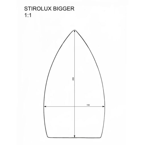 stirolux bigger lyginimo padas