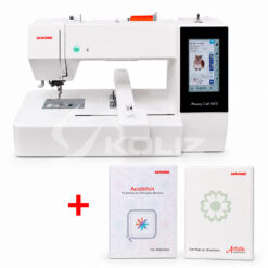 Janome Memory Craft 500E + AcuStitch ir Artistic Digitizer Jr. programos