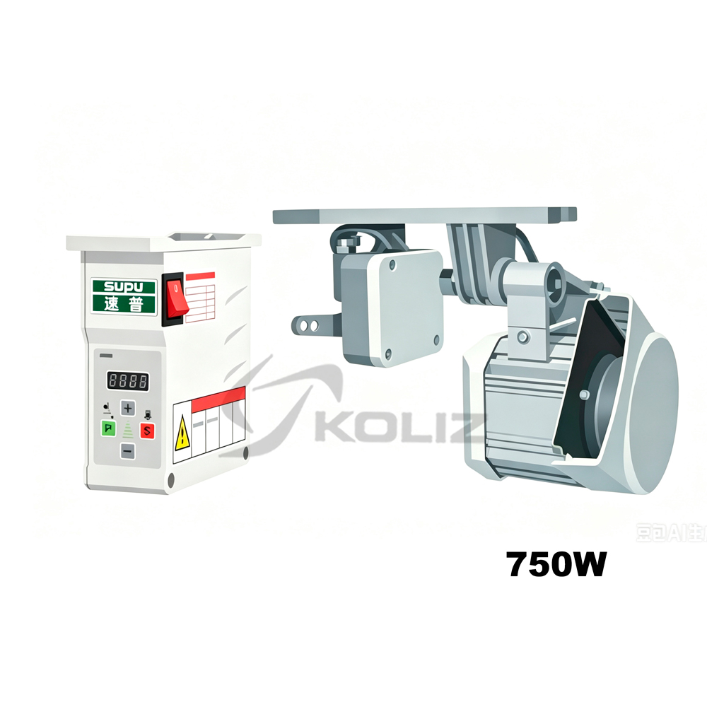 3) Servo variklis SP-JN-X_750W (750W, 5000 aps./min.) su vald. bloku pramon. siuvimo mašinoms