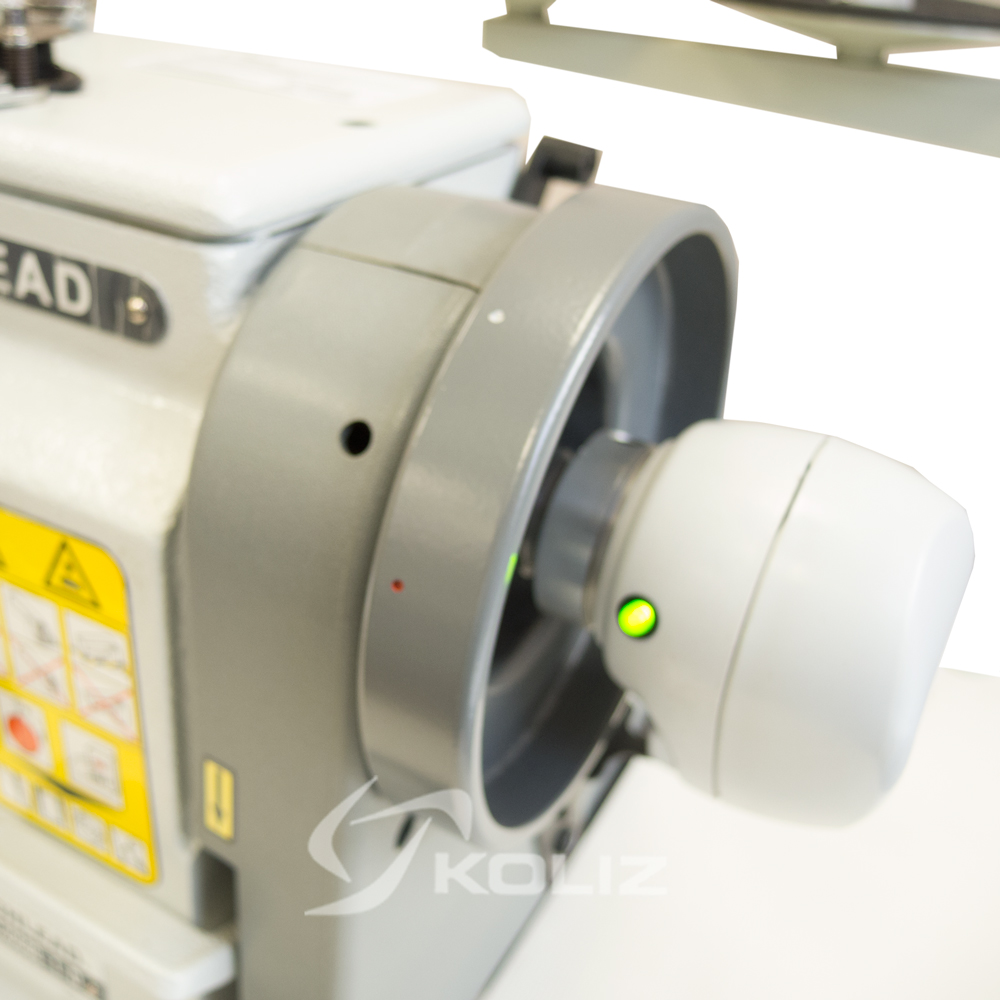 HIGHLEAD GC20688-1-D lockstitch machine with compound feed and thread trimmer - Image 11