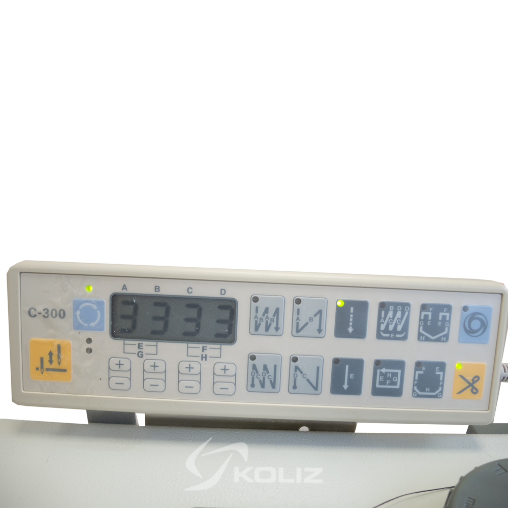 HIGHLEAD GC20688-1-D lockstitch machine with compound feed and thread trimmer - Image 9